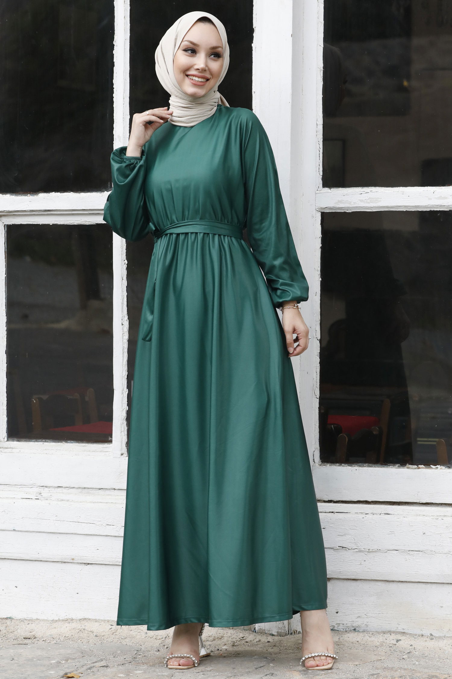 Elbise Yeşil - 10407