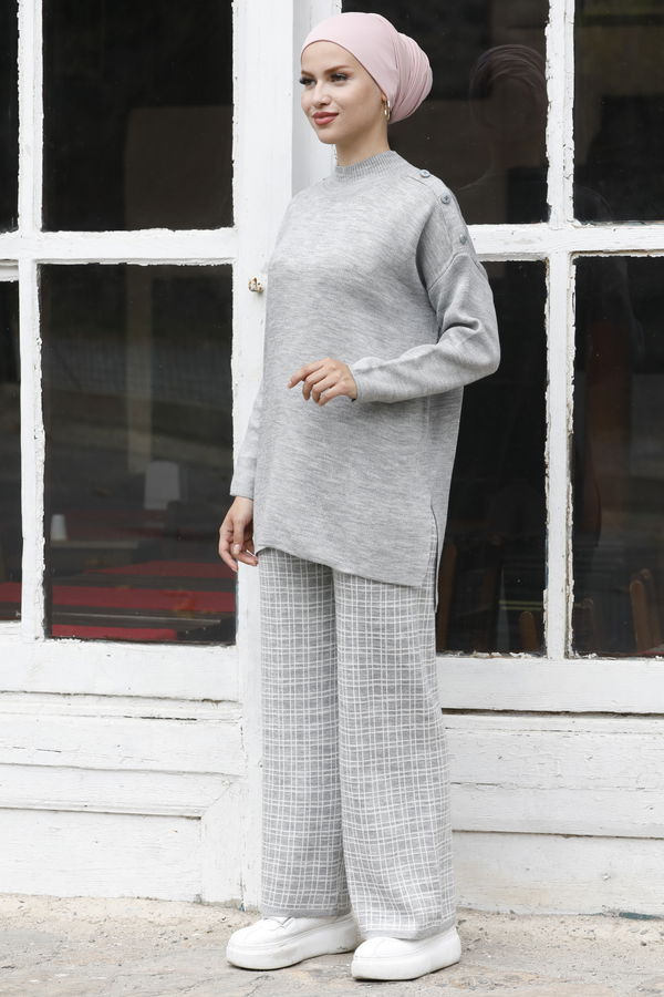 Tunik Pantolon Gri - 21124