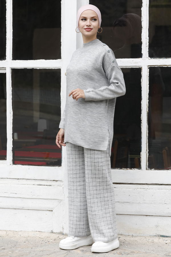 Tunik Pantolon Gri - 21124