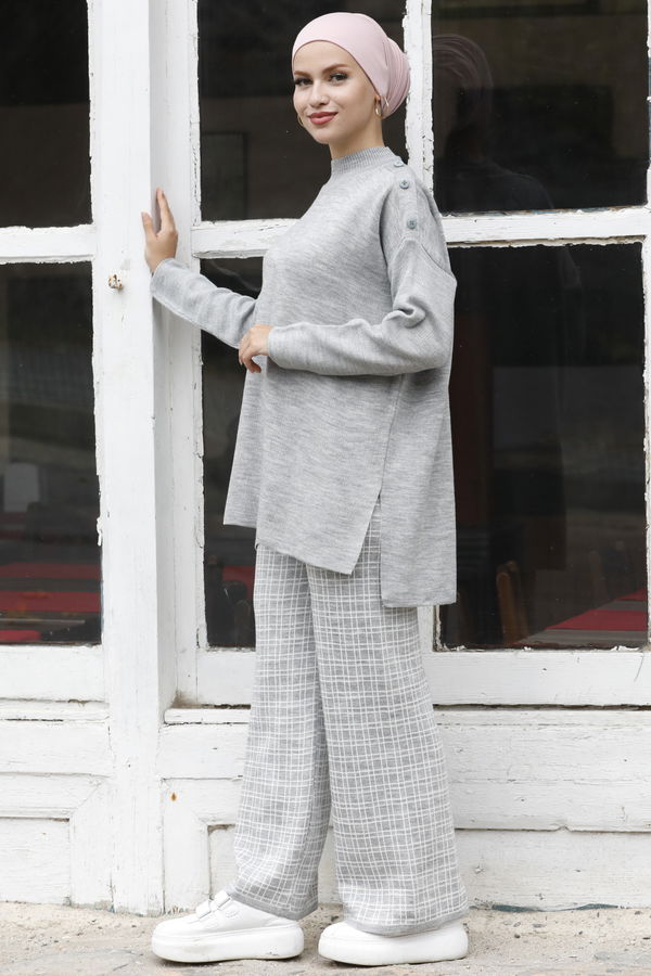 Tunik Pantolon Gri - 21124