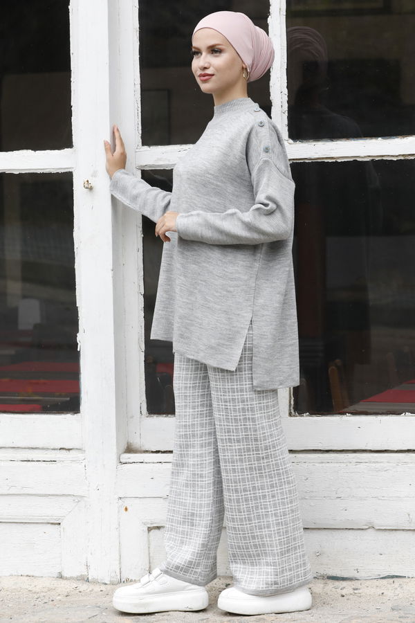 Tunik Pantolon Gri - 21124