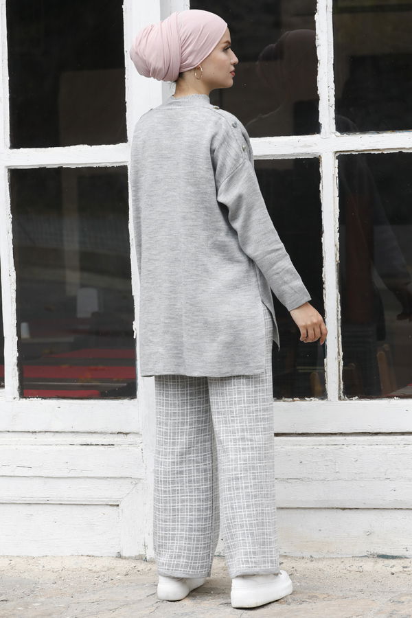 Tunik Pantolon Gri - 21124