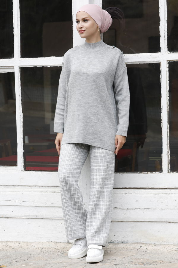 Tunik Pantolon Gri - 21124