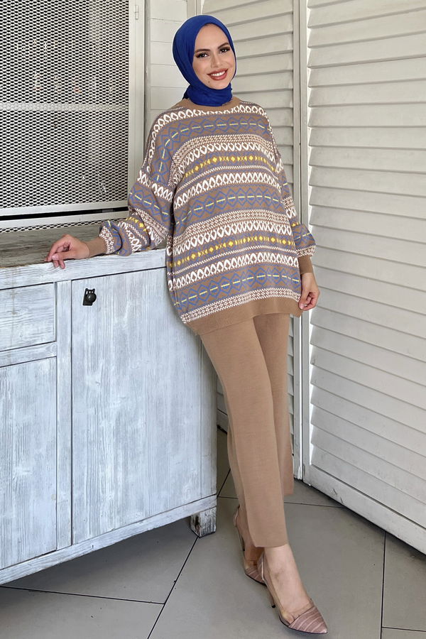 Tunik Pantolon Vizon - 21208