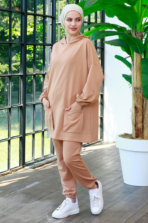 Tunik Pantolon Vizon - 8889