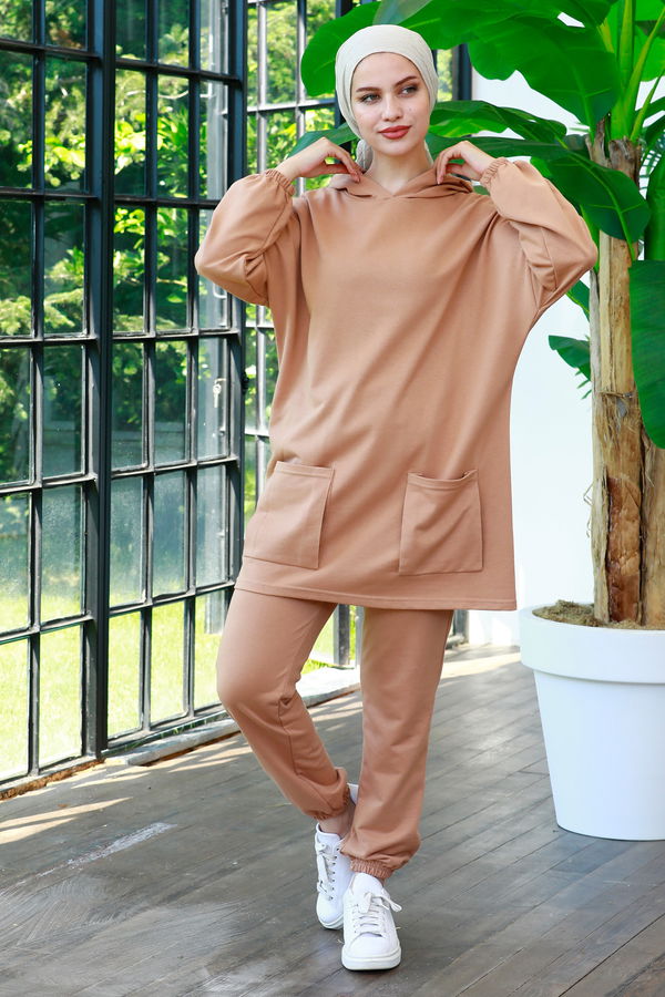 Tunik Pantolon Vizon - 8889