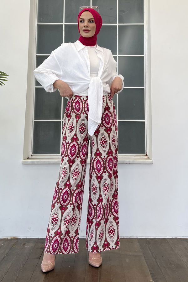 Pantolon Fuşya - 10021 FUŞYA