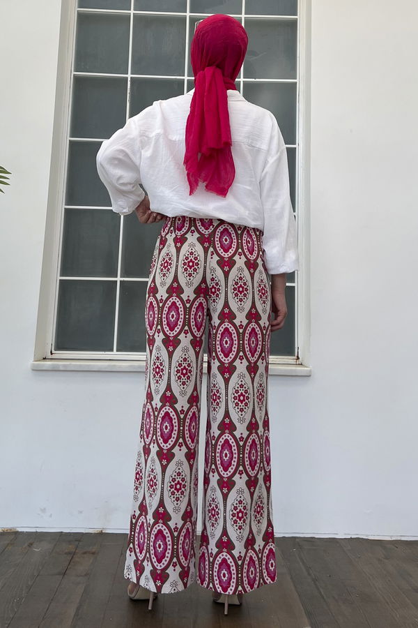 Pantolon Fuşya - 10021 FUŞYA