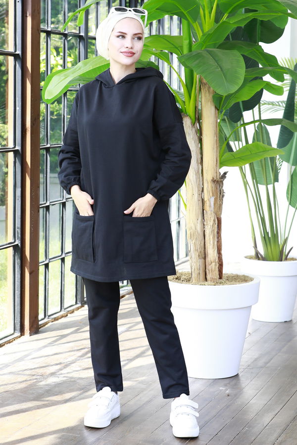 Tunik Pantolon Siyah - 8889