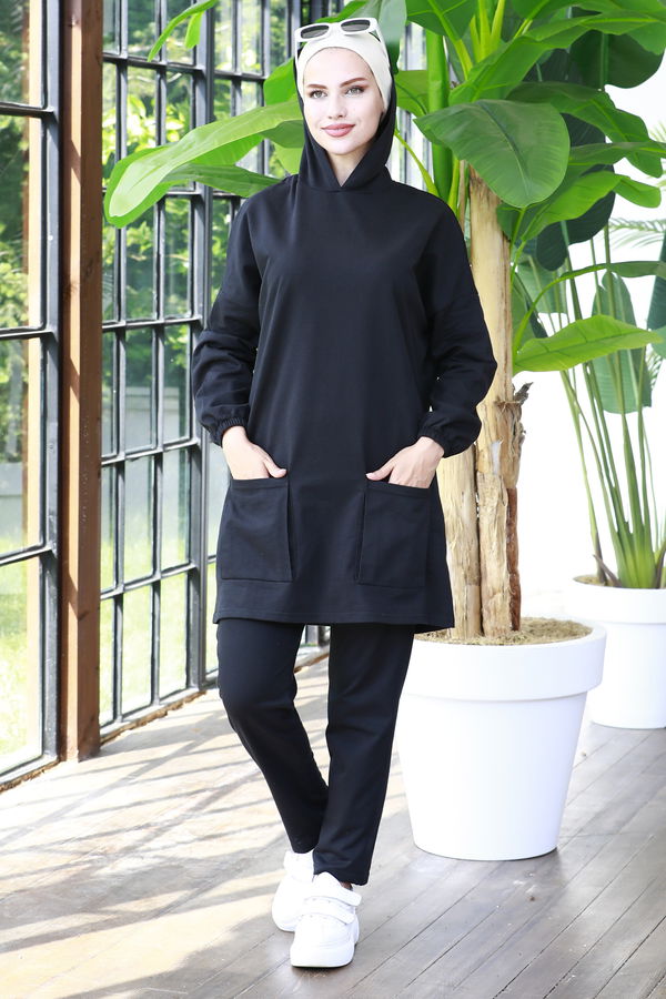 Tunik Pantolon Siyah - 8889