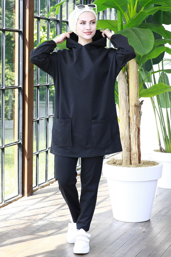 Tunik Pantolon Siyah - 8889