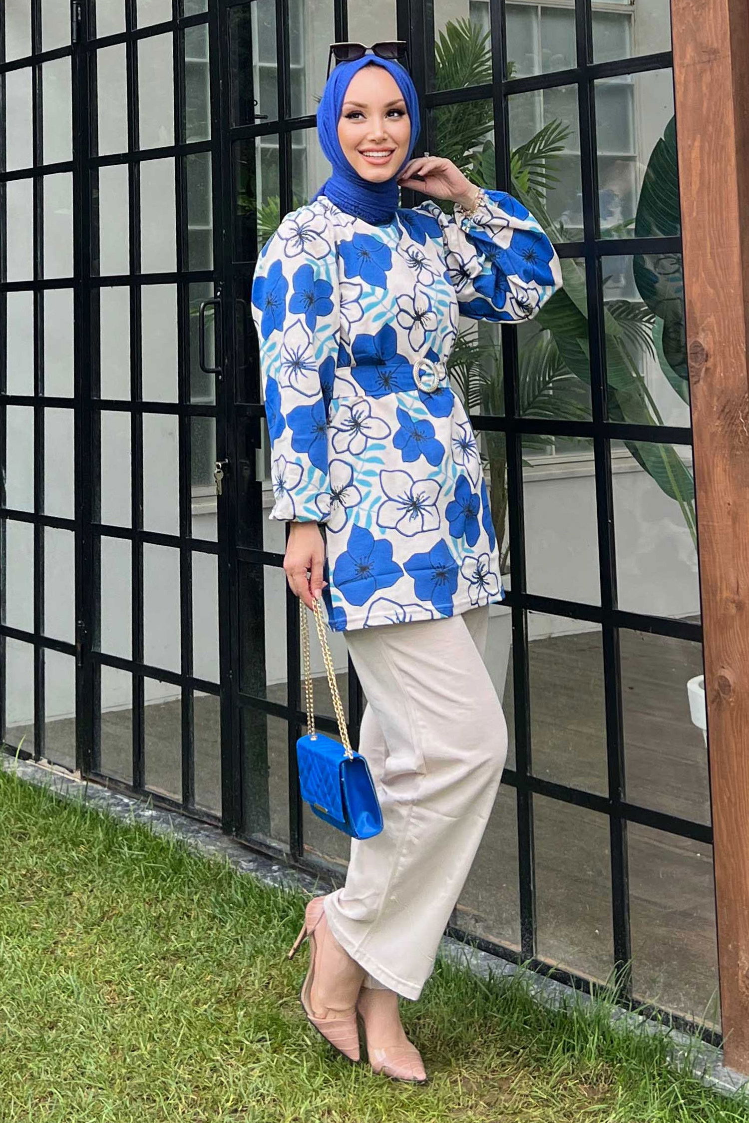 Tunik Pantolon Mavi - 10561