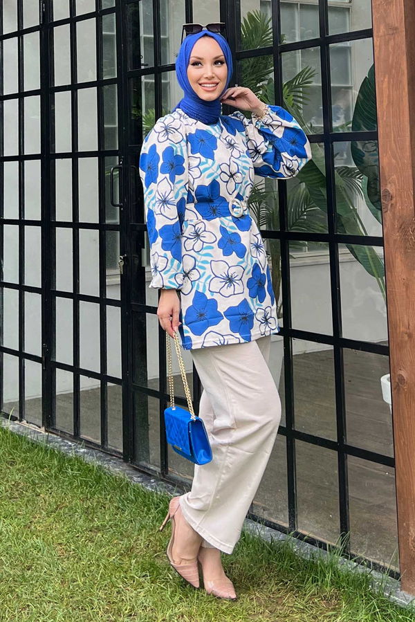 Tunik Pantolon Mavi - 10561