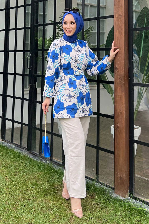 Tunik Pantolon Mavi - 10561