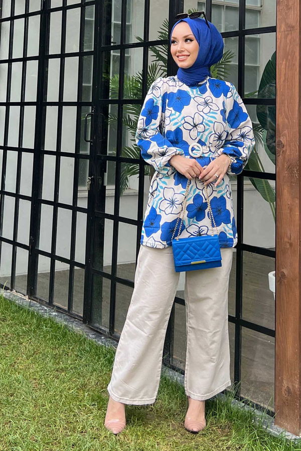 Tunik Pantolon Mavi - 10561