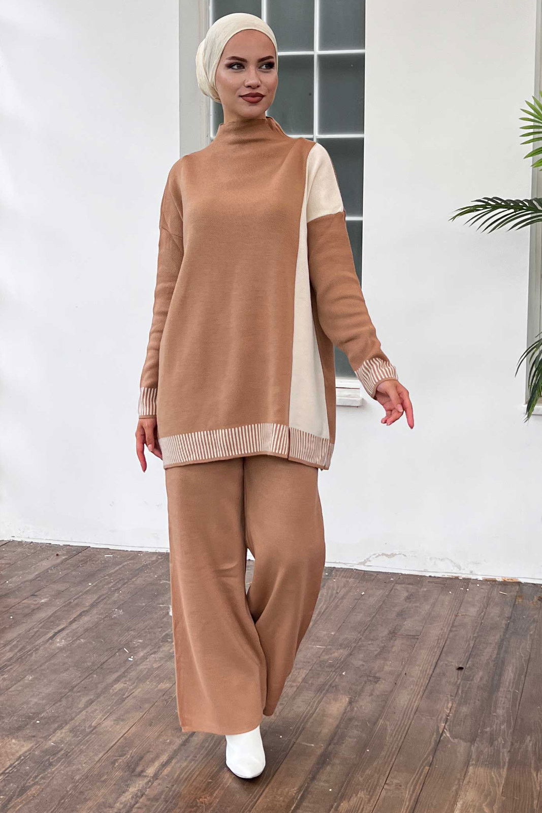 Tunik Pantolon Vizon - 21229