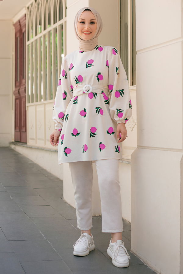 Tunik Pantolon Fuşya - 10549