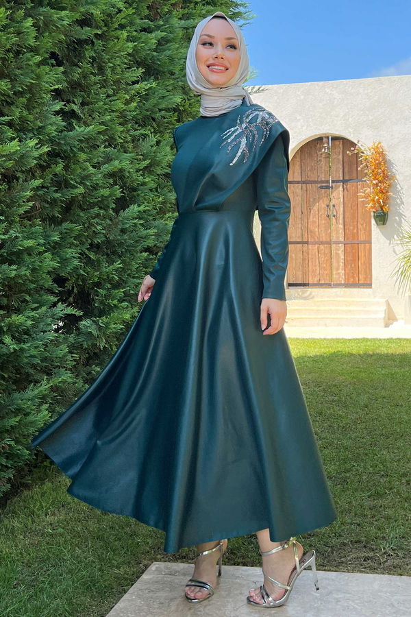 Abiye Elbise Yeşil - 21343 YEŞİL