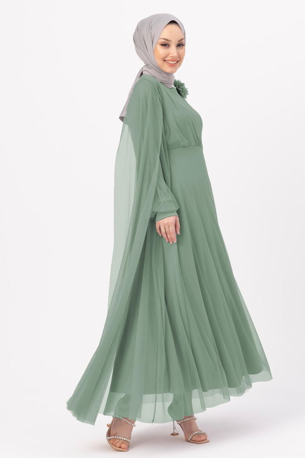Abiye Elbise Yeşil - 10311