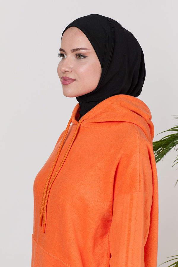 Çıtçıtlı Bone Siyah - 21509 SİYAH