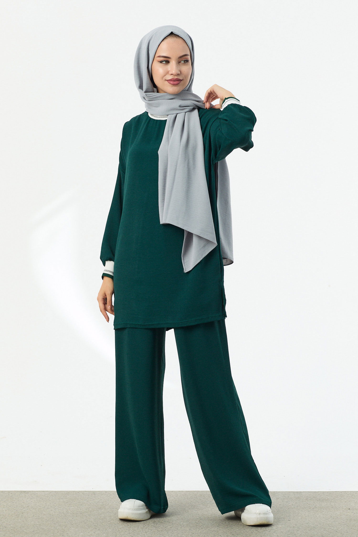 Tunik Pantolon Yeşil - 10544 YEŞİL