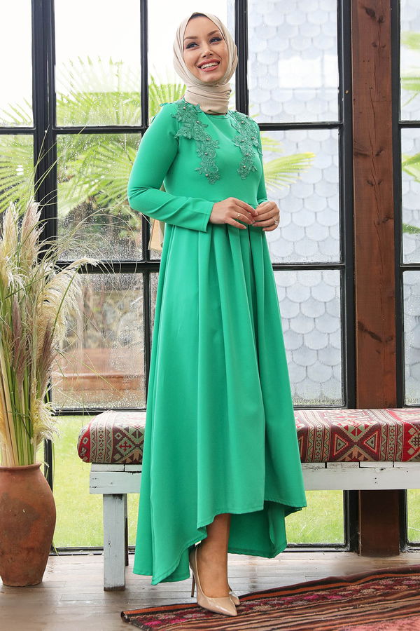 Elbise Yeşil - 10424