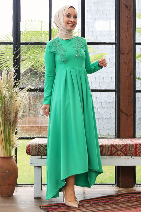 Elbise Yeşil - 10424