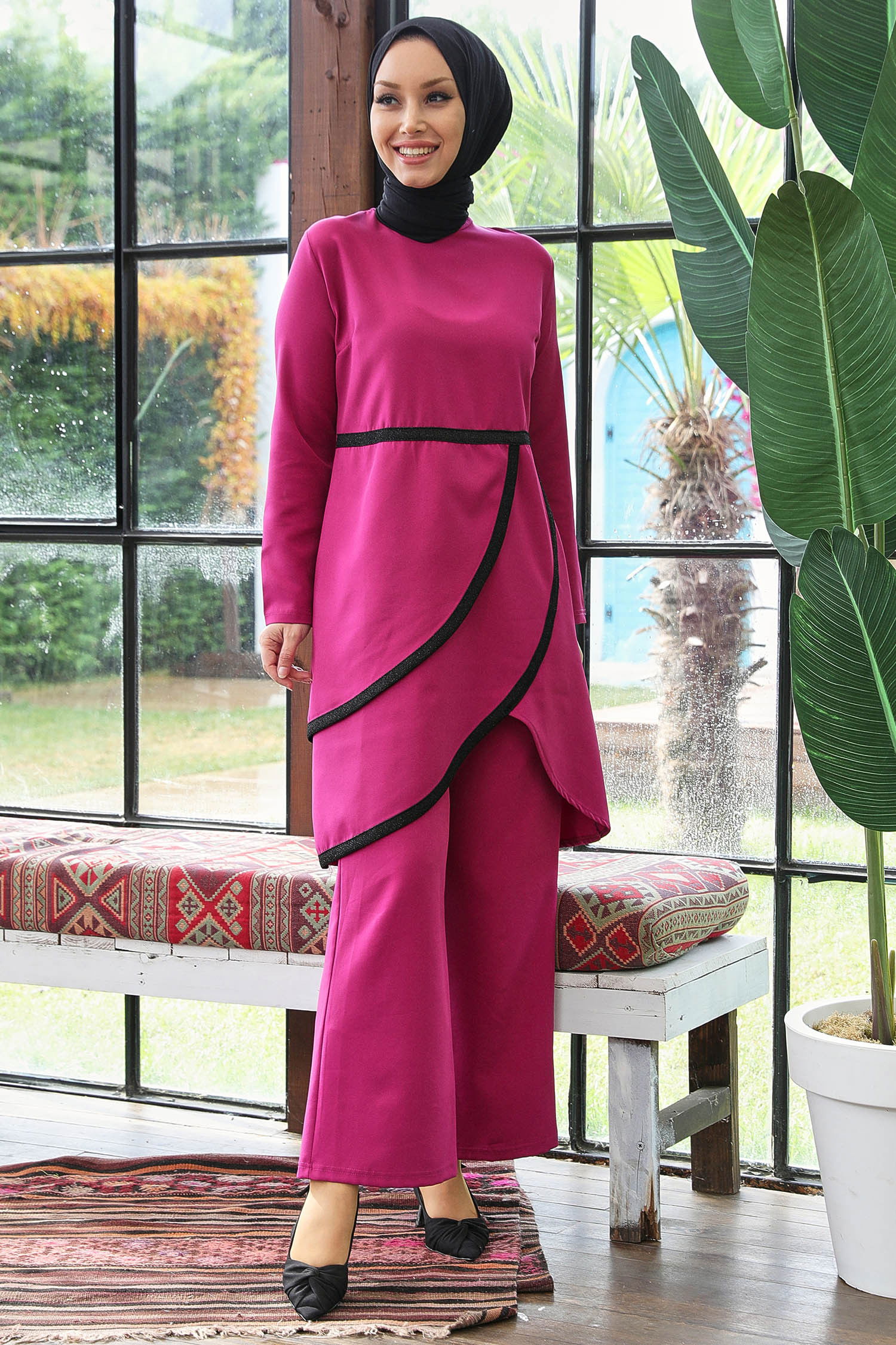 Tunık Pantolon Fuşya - 10567