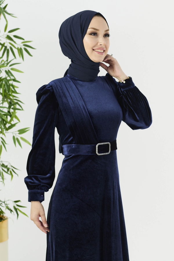 Abiye Lacivert - 21664 LACİVERT