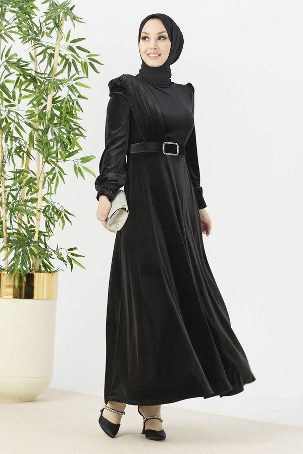 Abiye Siyah - 21664 SİYAH