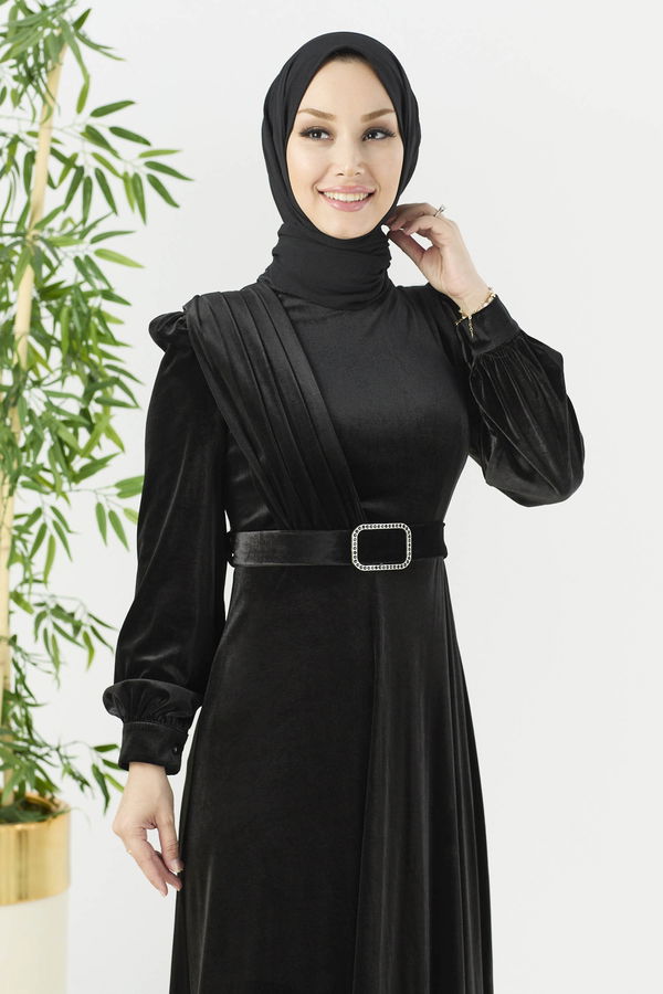 Abiye Siyah - 21664 SİYAH