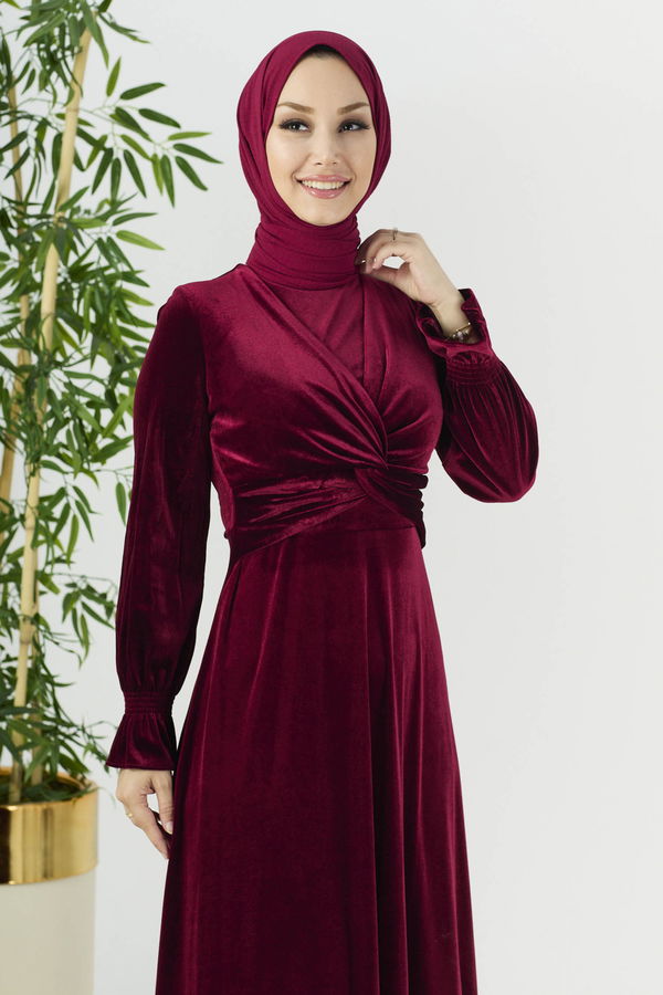 Abiye Bordo - 21665
