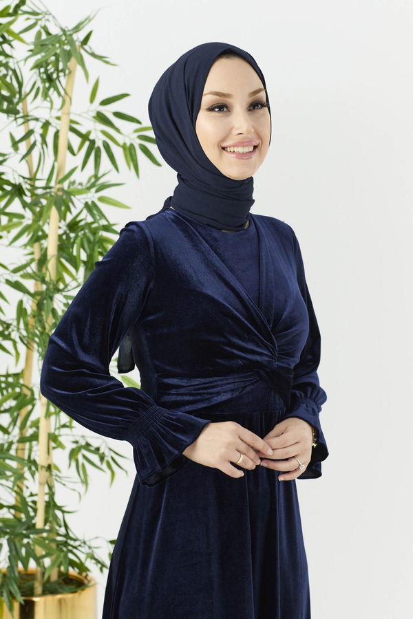 Abiye Lacivert - 21665