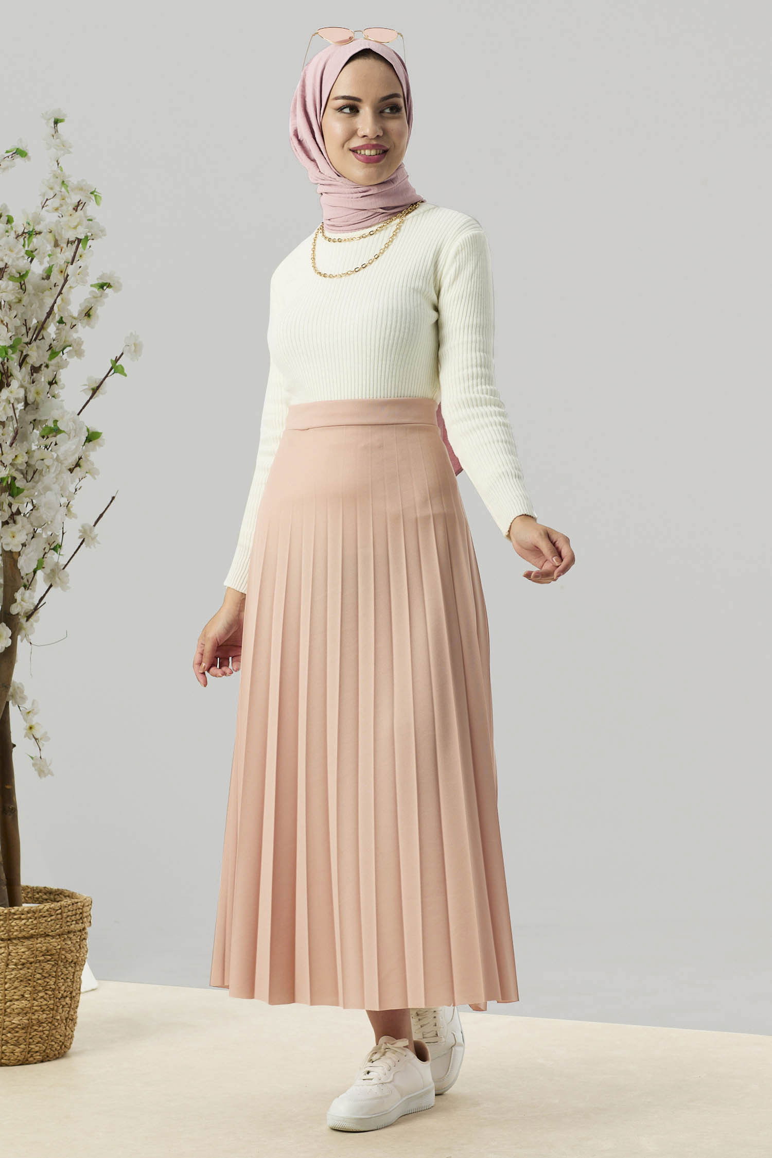 Piliseli Etek Pembe - 21061 PEMBE