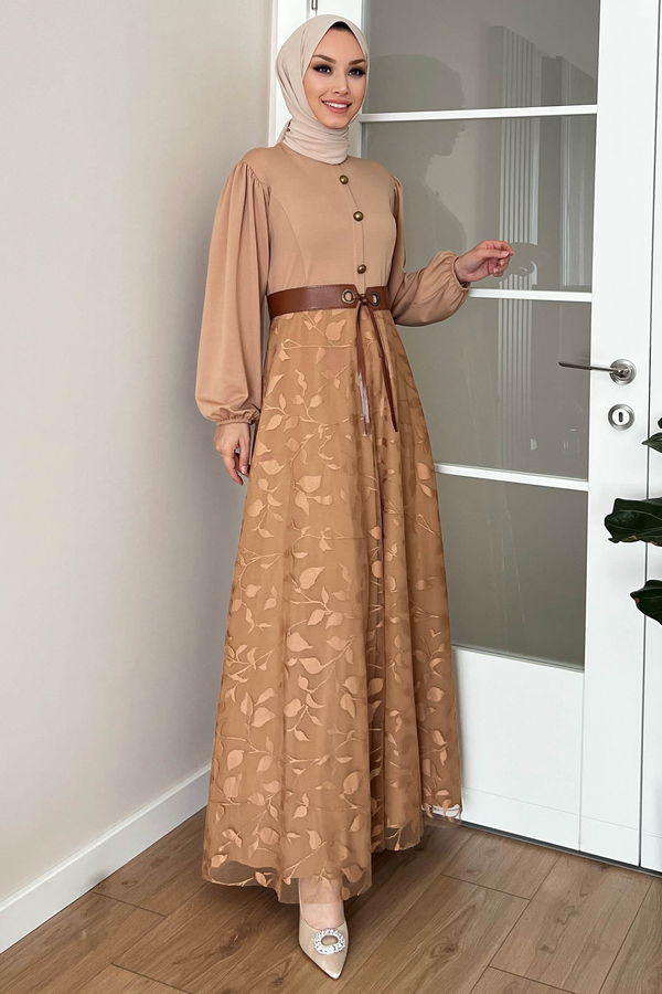 Abiye Elbise Vizon - 11017