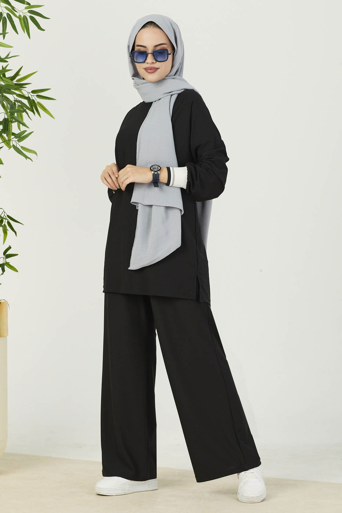 Tunik Pantolon Siyah - 11004