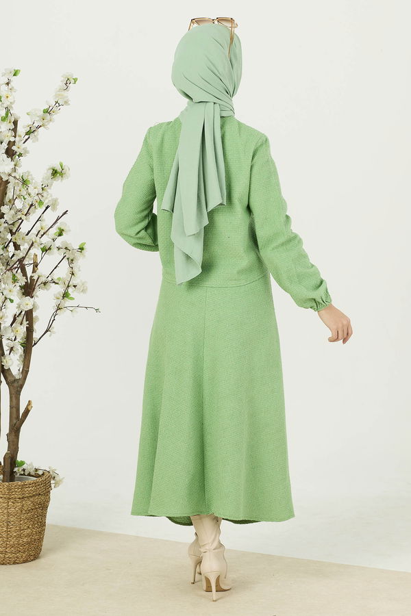 Bluz + Etek Yeşil - 21754 YEŞİL