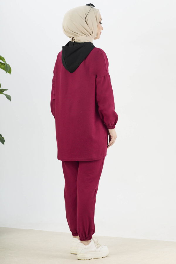 Tunik Pantolon Bordo - 11040 BORDO