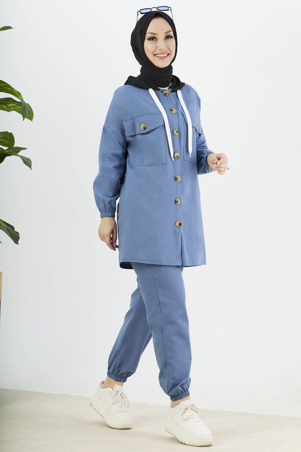 Tunik Pantolon Mavi - 11040 MAVİ