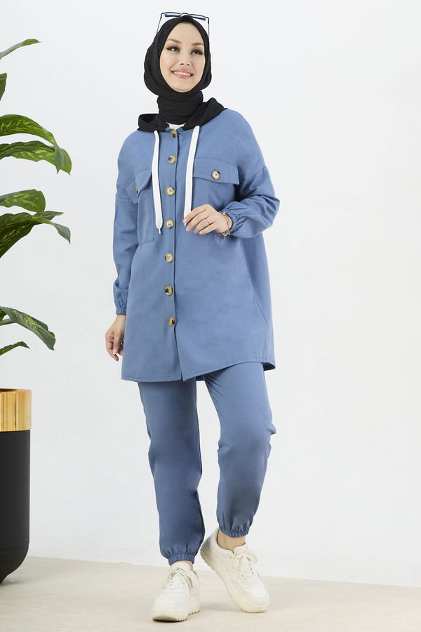 Tunik Pantolon Mavi - 11040 MAVİ