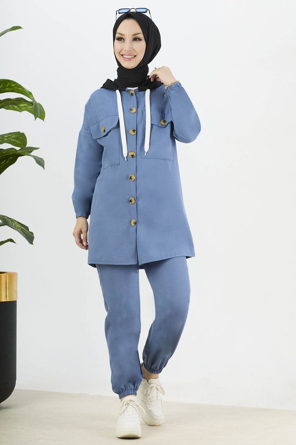 Tunik Pantolon Mavi - 11040 MAVİ