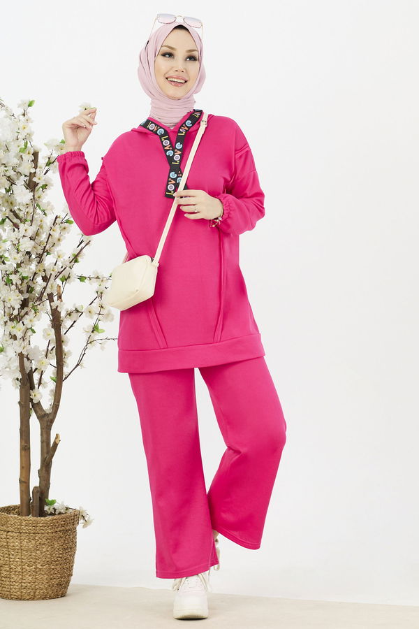 Tunik Pantolon Fuşya - 11056