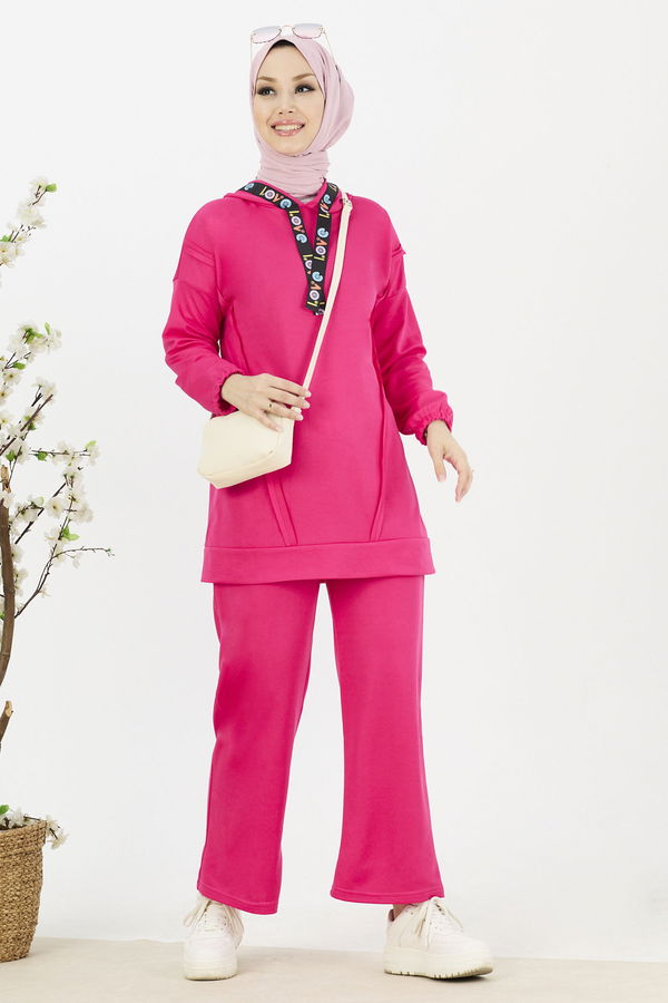 Tunik Pantolon Fuşya - 11056