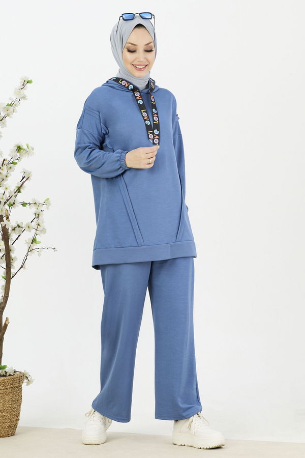 Tunik Pantolon Mavi - 11056