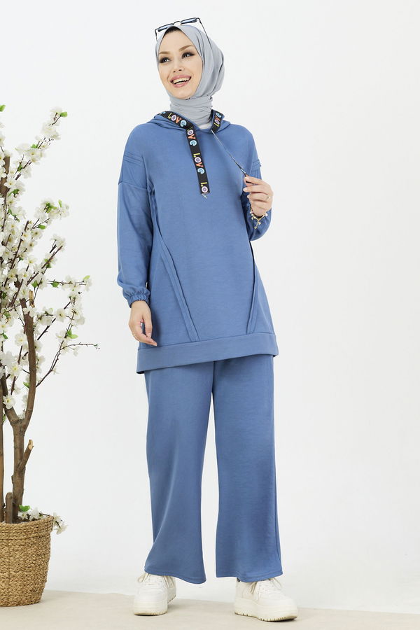 Tunik Pantolon Mavi - 11056