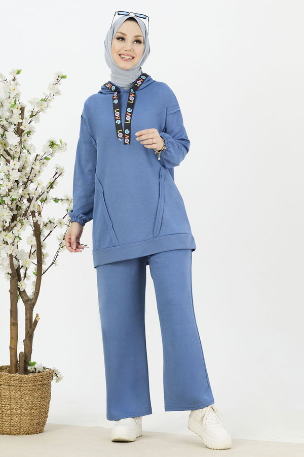 Tunik Pantolon Mavi - 11056
