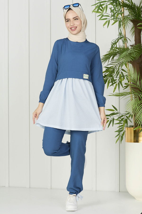 Tunik Pantolon Mavi - 10507