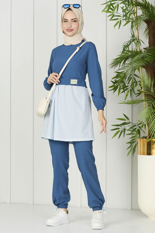 Tunik Pantolon Mavi - 10507