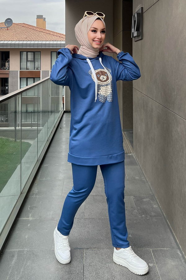 Tunik Pantolon Mavi - 11096