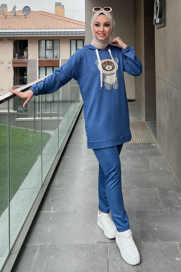 Tunik Pantolon Mavi - 11096